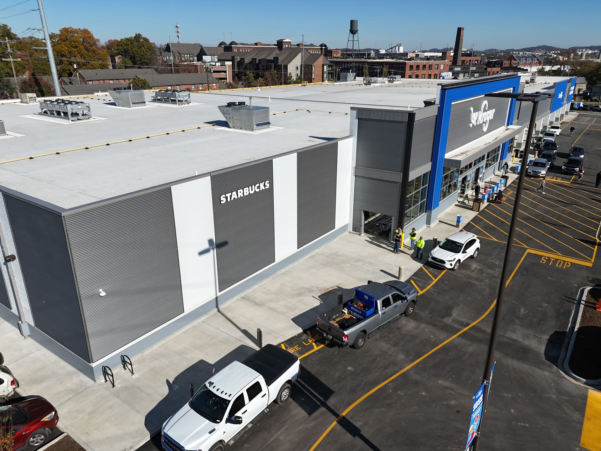 Completed Kroger commercial construction project